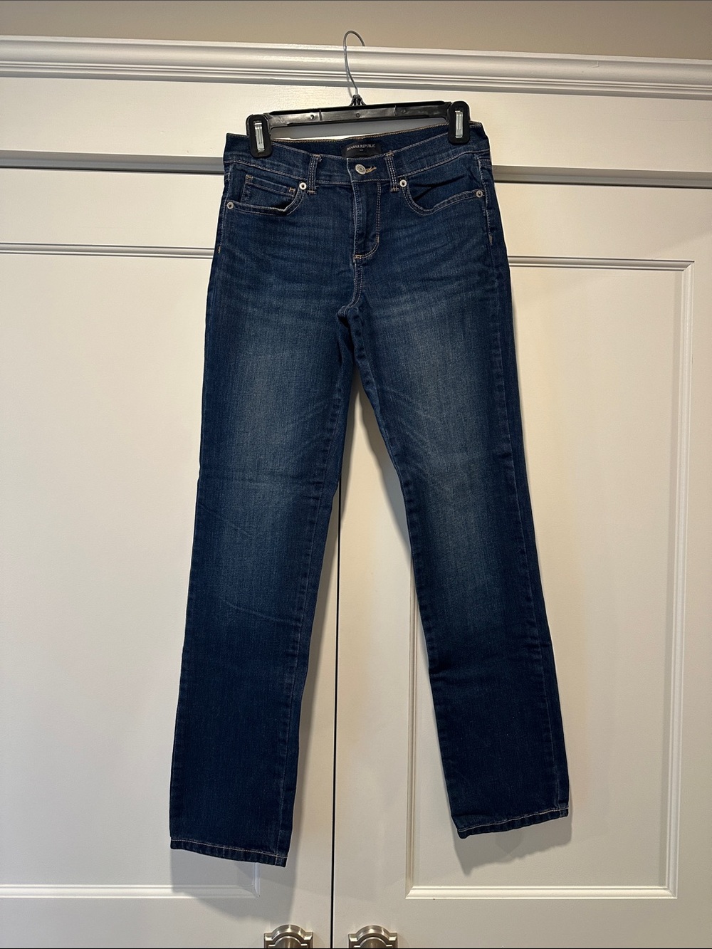 Banana Republic Classic Straight Leg Women's Jeans - Dark Blue
